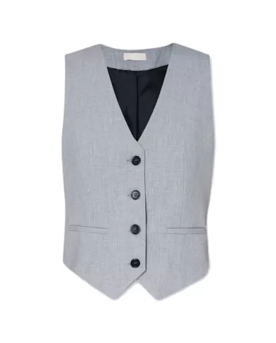 Gilet frozen donna martingal logato in metallo WF4484T2627 | LIU JO Gilet frozen donna martingal logato in metallo WF4484T2627 | LIU JO