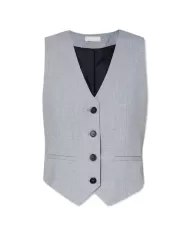 Gilet frozen donna martingal logato in metallo WF4484T2627 | LIU JO