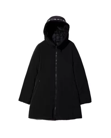 Piumino nero donna reversibile MLW24162 DOTTIE | MUSEUM