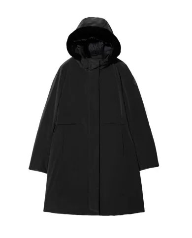 Parka black beauty donna con pelliccia MLW24172 VIVYAN | MUSEUM