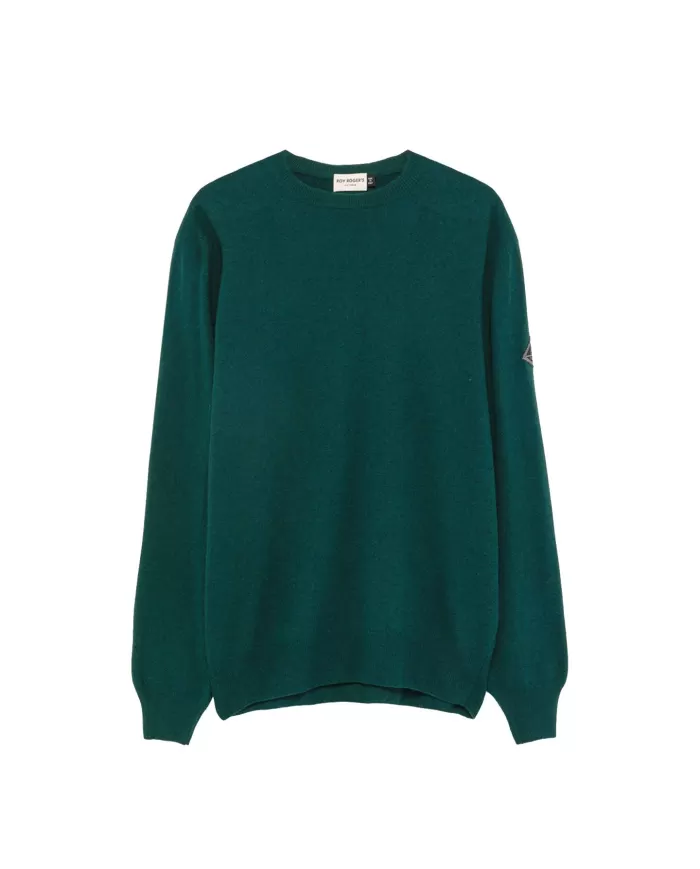 Maglia uomo verde RRU502CC53XXXX CREW NECK | ROY ROGER'S Maglia uomo verde RRU502CC53XXXX CREW NECK | ROY ROGER'S
