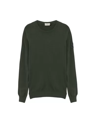 Maglia forest uomo con logo patch su manica | ROY ROGER'S Maglia forest uomo con logo patch su manica | ROY ROGER'S