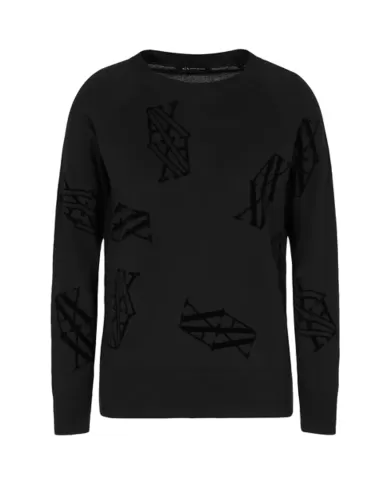 Maglia donna nera 6DYM1A YMP7Z| ARMANI EXCHANGE Maglia donna nera 6DYM1A YMP7Z| ARMANI EXCHANGE