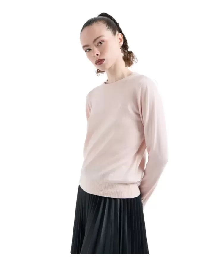 Maglia donna rosa in misto lana 6DYM1J YME3Z | ARMANI EXCHANGE Maglia donna rosa in misto lana 6DYM1J YME3Z | ARMANI EXCHANGE