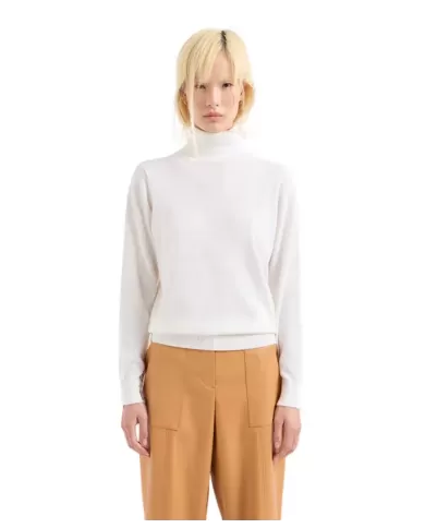 Dolcevita donna bianco 6DYM1K YME3Z | ARMANI EXCHANGE Dolcevita donna bianco 6DYM1K YME3Z | ARMANI EXCHANGE