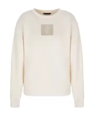 Felpa donna panna 6DYM68 YJEGZ | ARMANI EXCHANGE