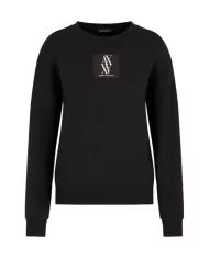 Felpa da donna nera 6DYM68 YJEGZ | ARMANI EXCHANGE