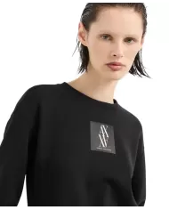 Felpa da donna nera 6DYM68 YJEGZ | ARMANI EXCHANGE