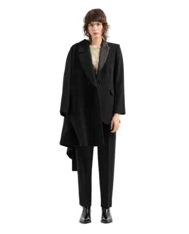 Pantaloni donna nero con fascia raso 6DYP35 YN5YZ | ARMANI EXCHANGE Pantaloni donna nero con fascia raso 6DYP35 YN5YZ | ARMANI EXCHANGE