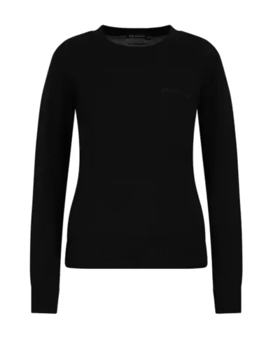 Maglia donna nera misto lana 6DYM1J YME3Z| ARMANI EXCHANGE Maglia donna nera misto lana 6DYM1J YME3Z| ARMANI EXCHANGE