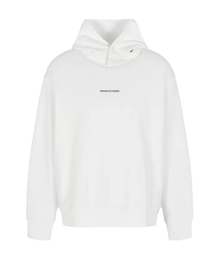 Felpa uomo off-white logata sul petto 6DZMLJ ZJ4XZ | ARMANI EXCHANGE Felpa uomo off-white logata sul petto 6DZMLJ ZJ4XZ | ARMANI EXCHANGE