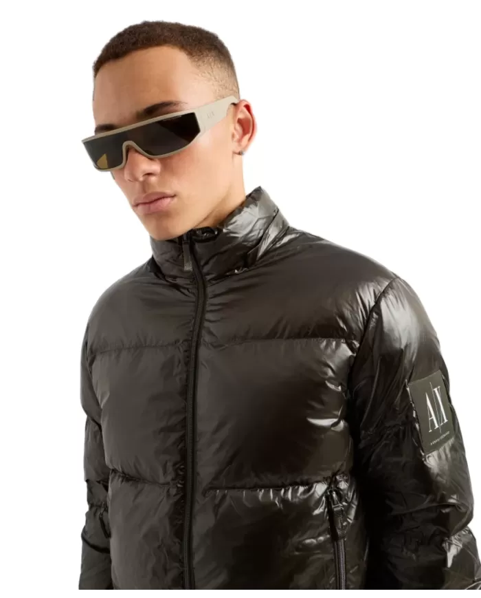 Piumino uomo peat con logo sulla manica 8NZB70 ZNYNZ | ARMANI EXCHANGE