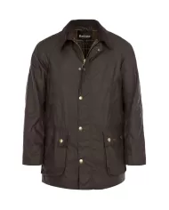 Giacca uomo oliver con fodera a quadri e logo ricamo MWX0339 | BARBOUR