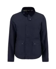 Giacca uomo navy con fodera a fantasia e logo ricamo MWX1106| BARBOUR