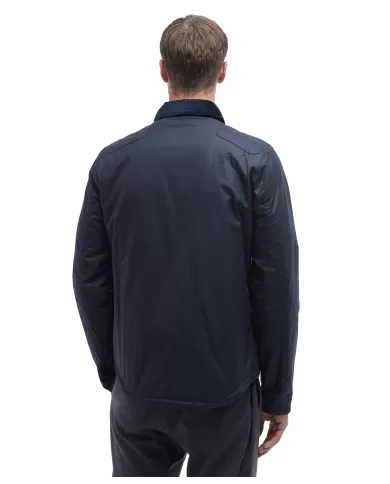 Giacca uomo navy con fodera a fantasia e logo ricamo MWX1106| BARBOUR