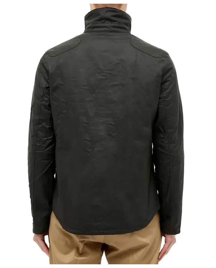 Giacca uomo outw sage con fodera a fantasia e logo MWX1106 | BARBOUR Giacca uomo outw sage con fodera a fantasia e logo MWX1106 | BARBOUR