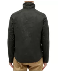Giacca uomo outw sage con fodera a fantasia e logo MWX1106 | BARBOUR Giacca uomo outw sage con fodera a fantasia e logo MWX1106 | BARBOUR