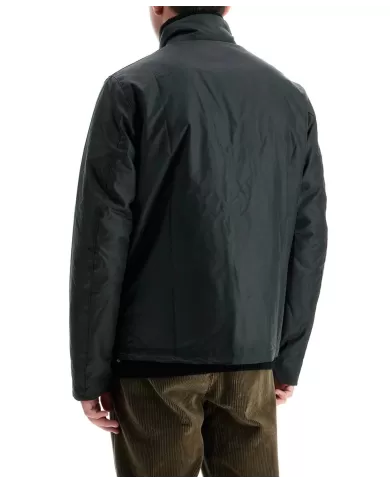 Giacca uomo outw sage stile biker con logo ricamo MWX2333 | BARBOUR