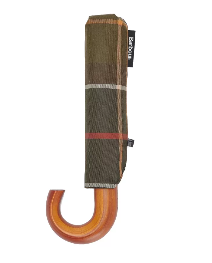 Ombrello uomo con fantasia in tartan logato UAC0201 | BARBOUR