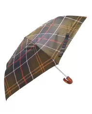 Ombrello uomo con fantasia in tartan logato UAC0201 | BARBOUR