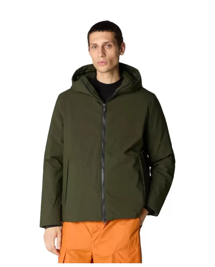 Giubbotto uomo land green logata D31297M MATT19 OBIONE | SAVE THE DUCK