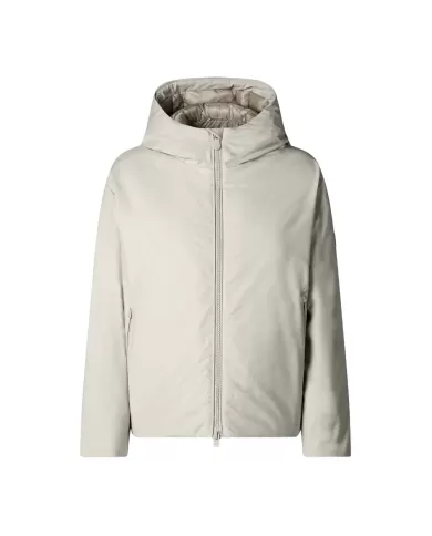Giubbotto donna beige waterproof D32027W MATT19 AVELINE| SAVE THE DUCK Giubbotto donna beige waterproof D32027W MATT19 AVELINE| SAVE THE DUCK