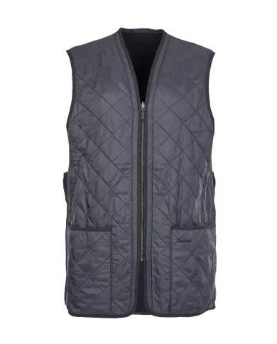 Gilet navy uomo termico con logo ricamato | BARBOUR Gilet navy uomo termico con logo ricamato | BARBOUR