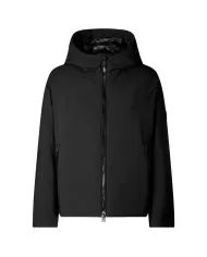 Giubbotto donna nero waterproof D32027W MATT19 AVELINE | SAVE THE DUCK