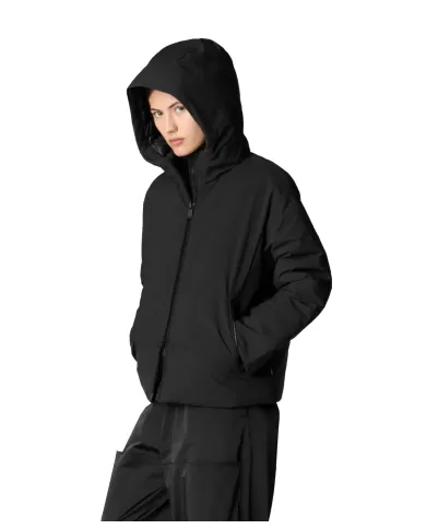 Giubbotto donna nero waterproof D32027W MATT19 AVELINE | SAVE THE DUCK Giubbotto donna nero waterproof D32027W MATT19 AVELINE | SAVE THE DUCK