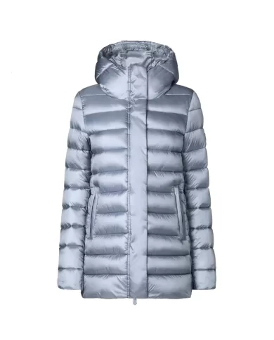 Piumino donna lungo blue flog D41264W IRIS19 DRIMIA| SAVE THE DUCK Piumino donna lungo blue flog D41264W IRIS19 DRIMIA| SAVE THE DUCK