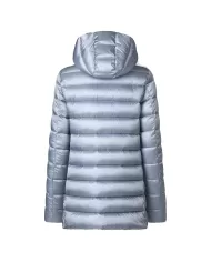 Piumino donna lungo blue flog D41264W IRIS19 DRIMIA| SAVE THE DUCK