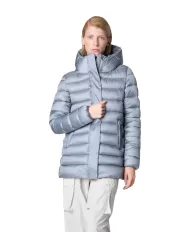 Piumino donna lungo blue flog D41264W IRIS19 DRIMIA| SAVE THE DUCK