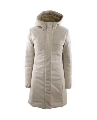 Cappotto parka donna lungo beige D45430W MATT19 LEYLA| SAVE THE DUCK