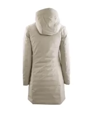 Cappotto parka donna lungo beige D45430W MATT19 LEYLA| SAVE THE DUCK