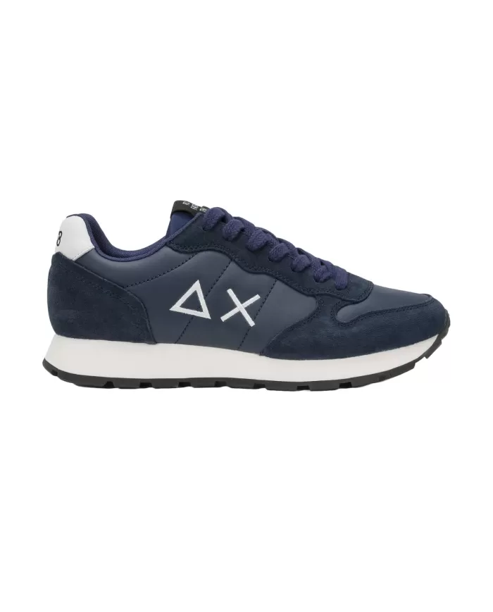 Sneaker uomo navy blue con logo stampato Z44104 TOM CLASSIC | SUN68 Sneaker uomo navy blue con logo stampato Z44104 TOM CLASSIC | SUN68
