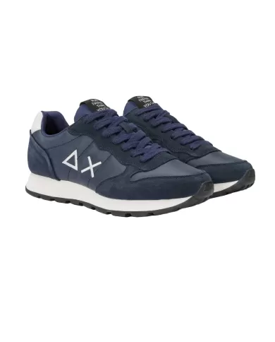 Sneaker uomo navy blue con logo stampato Z44104 TOM CLASSIC | SUN68