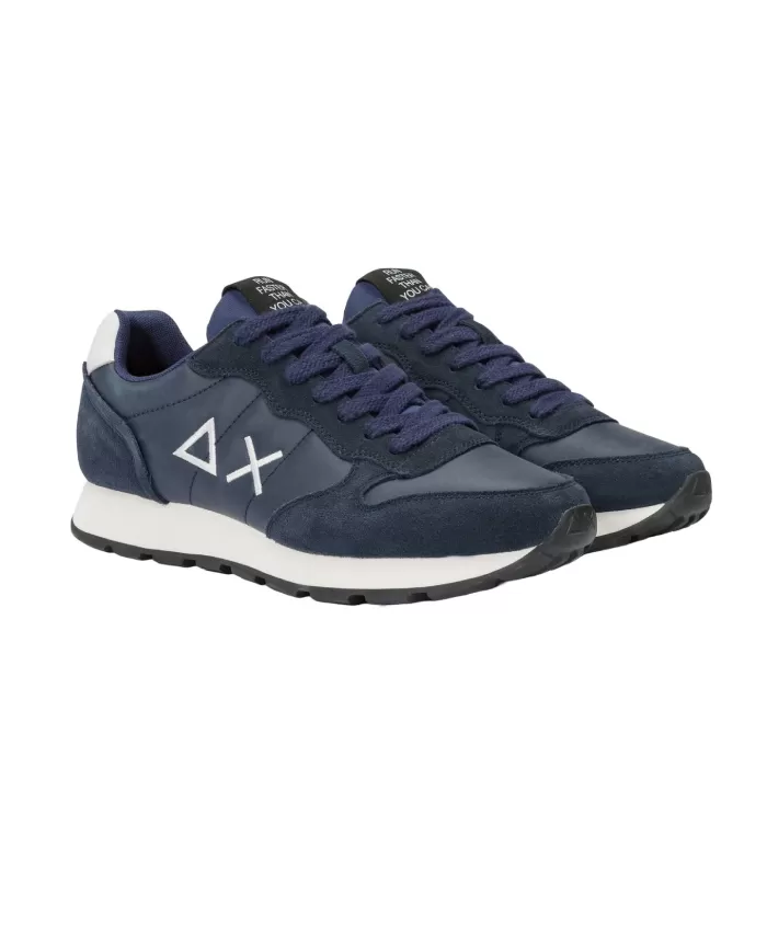 Sneaker uomo navy blue con logo stampato Z44104 TOM CLASSIC | SUN68 Sneaker uomo navy blue con logo stampato Z44104 TOM CLASSIC | SUN68