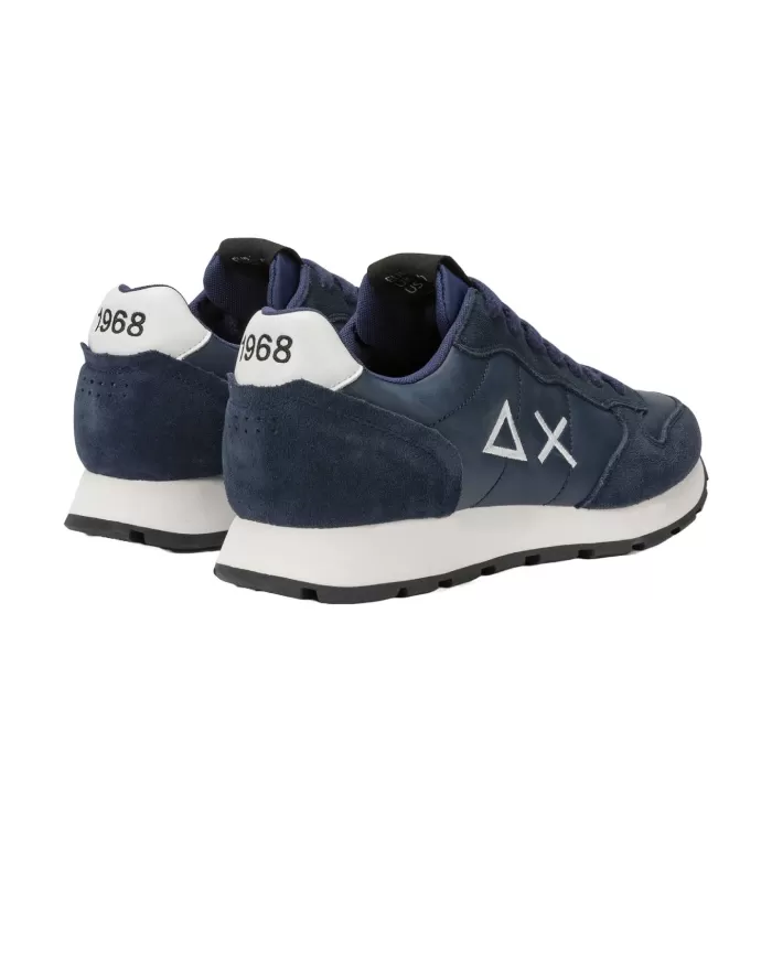 Sneaker uomo navy blue con logo stampato Z44104 TOM CLASSIC | SUN68