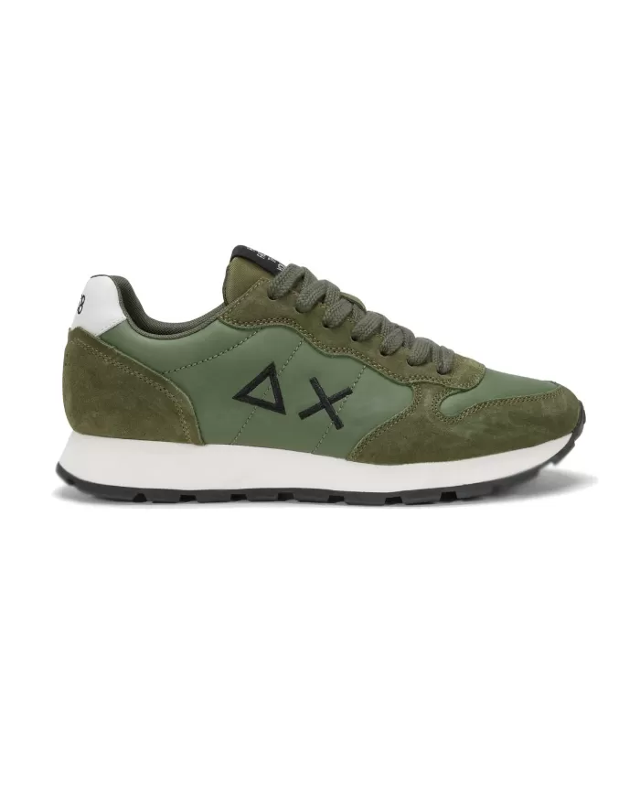 Sneaker uomo militare scuro logo stampato Z44104 TOM CLASSIC | SUN68 Sneaker uomo militare scuro logo stampato Z44104 TOM CLASSIC | SUN68