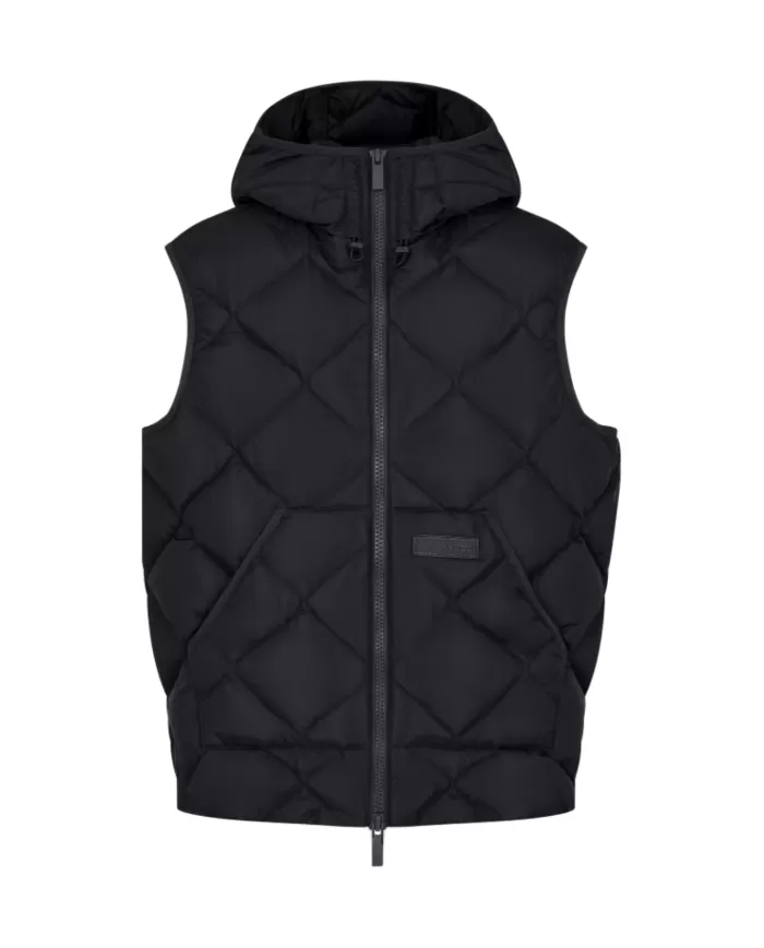 Piumino smanicato uomo nero trapuntato 6DZQ01 ZN4XZ | ARMANI EXCHANGE Piumino smanicato uomo nero trapuntato 6DZQ01 ZN4XZ | ARMANI EXCHANGE