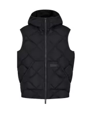 Piumino smanicato uomo nero trapuntato 6DZQ01 ZN4XZ | ARMANI EXCHANGE