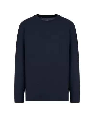 T-shirt uomo navy con maniche lunghe 6DZTJF ZJ9AZ| ARMANI EXCHANGE T-shirt uomo navy con maniche lunghe 6DZTJF ZJ9AZ| ARMANI EXCHANGE