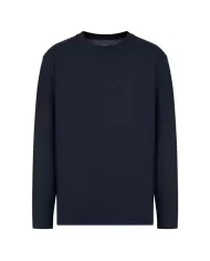 T-shirt uomo navy con maniche lunghe 6DZTJF ZJ9AZ| ARMANI EXCHANGE