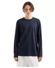 T-shirt uomo navy con maniche lunghe 6DZTJF ZJ9AZ| ARMANI EXCHANGE
