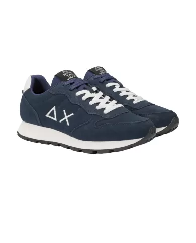 Sneaker uomo navy blue con logo Z44106 TOM SUEDE | SUN68