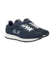 Sneaker uomo navy blue con logo Z44106 TOM SUEDE | SUN68 Sneaker uomo navy blue con logo Z44106 TOM SUEDE | SUN68