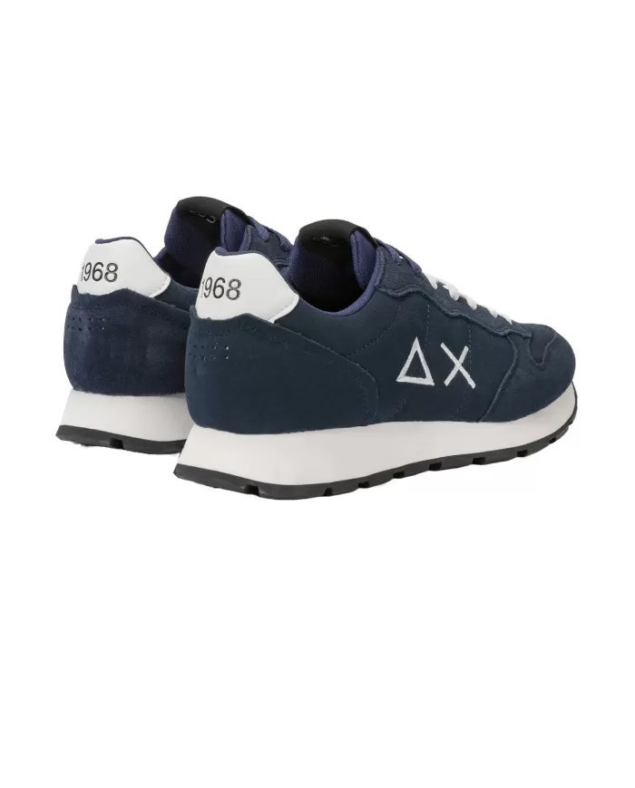 Sneaker uomo navy blue con logo Z44106 TOM SUEDE | SUN68 Sneaker uomo navy blue con logo Z44106 TOM SUEDE | SUN68
