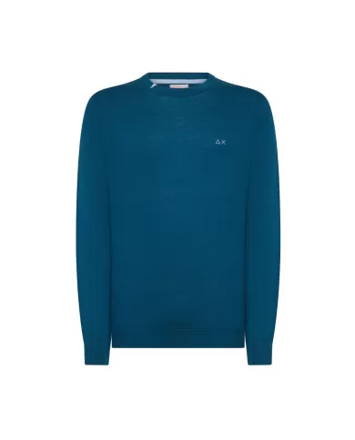 Maglia Uomo in lana blu profondo K44101| SUN68 Maglia Uomo in lana blu profondo K44101| SUN68