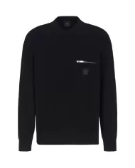 Maglia uomo in lana con tasca zip XM000029 AF10348 | ARMANI EXCHANGE