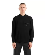 Maglia uomo in lana con tasca zip XM000029 AF10348 | ARMANI EXCHANGE